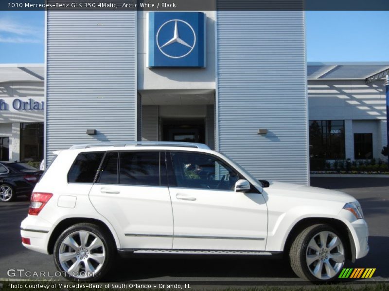 Arctic White / Black 2010 Mercedes-Benz GLK 350 4Matic