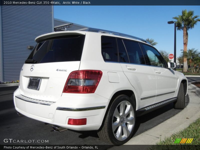 Arctic White / Black 2010 Mercedes-Benz GLK 350 4Matic