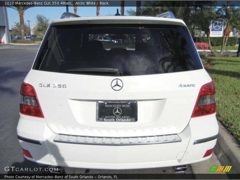 Arctic White / Black 2010 Mercedes-Benz GLK 350 4Matic