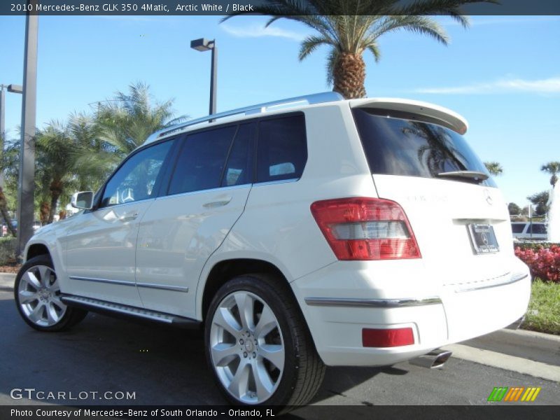 Arctic White / Black 2010 Mercedes-Benz GLK 350 4Matic