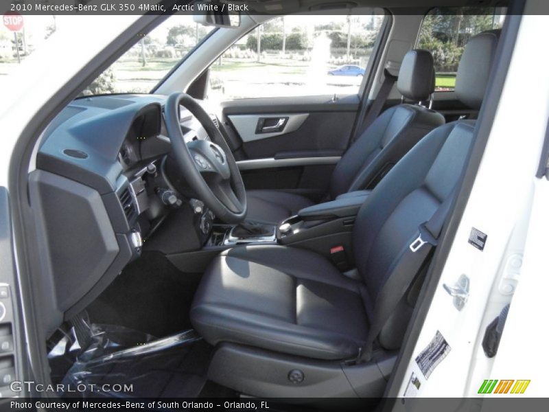 Arctic White / Black 2010 Mercedes-Benz GLK 350 4Matic