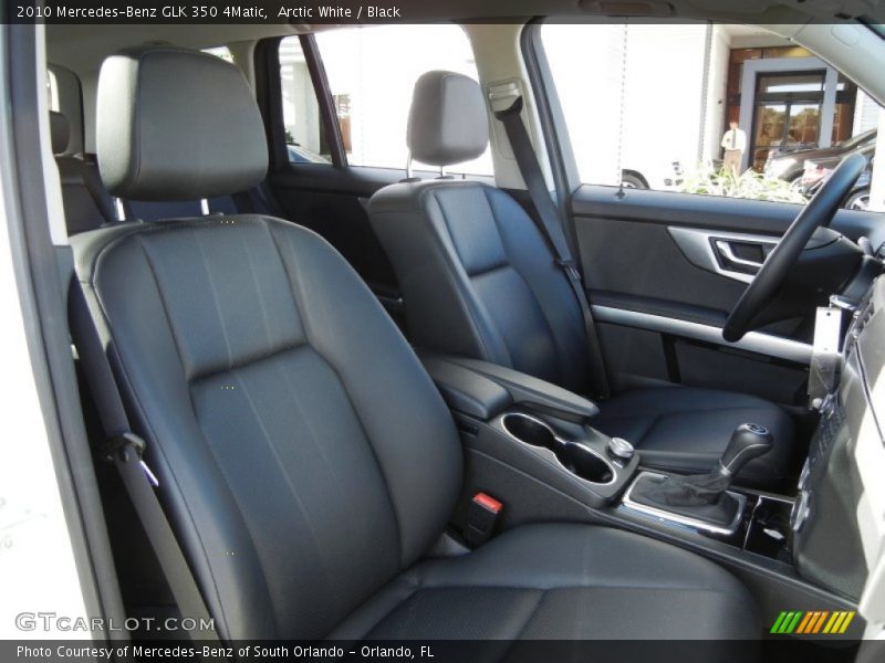Arctic White / Black 2010 Mercedes-Benz GLK 350 4Matic