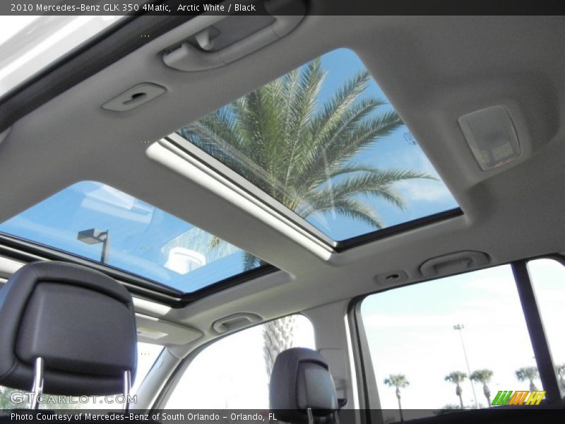 Arctic White / Black 2010 Mercedes-Benz GLK 350 4Matic