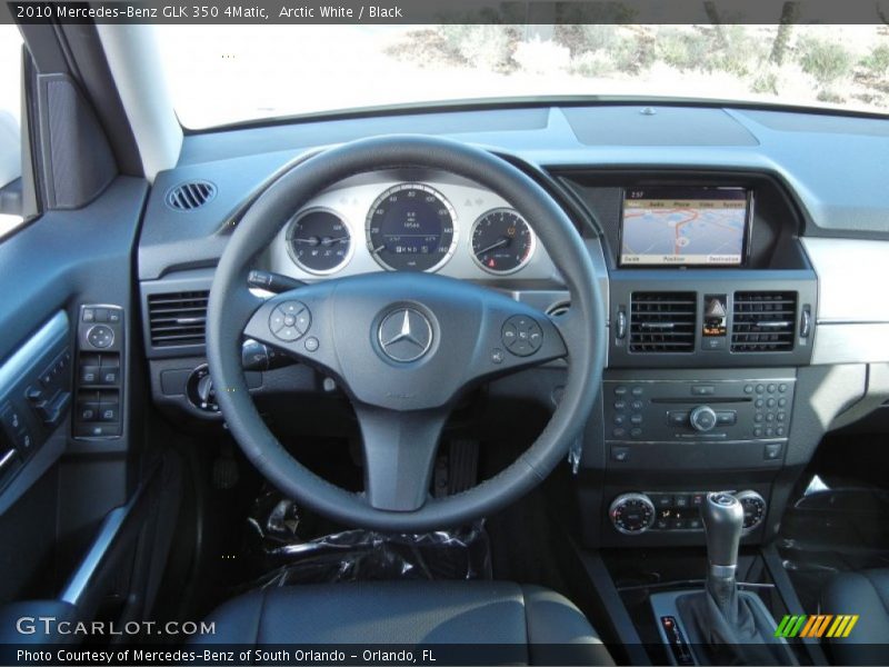 Arctic White / Black 2010 Mercedes-Benz GLK 350 4Matic
