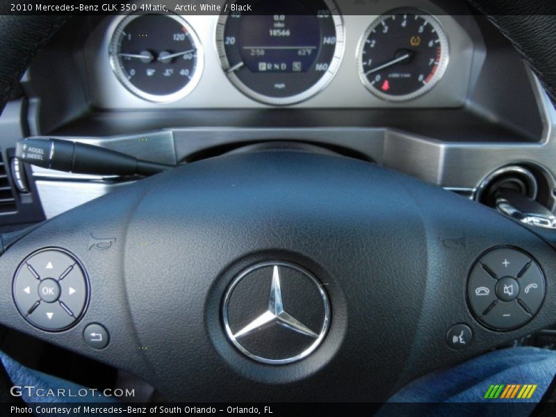 Arctic White / Black 2010 Mercedes-Benz GLK 350 4Matic