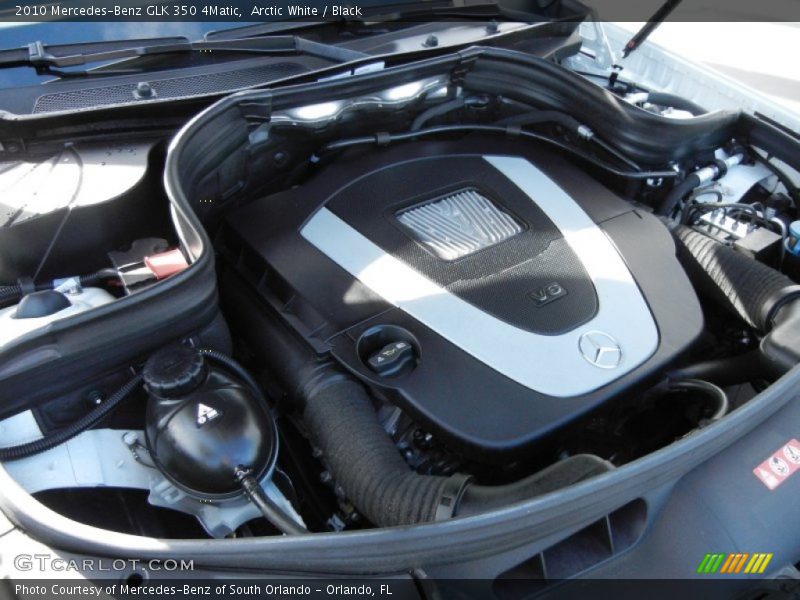 Arctic White / Black 2010 Mercedes-Benz GLK 350 4Matic