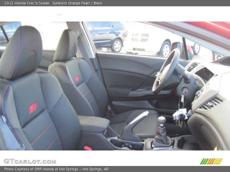  2012 Civic Si Sedan Black Interior
