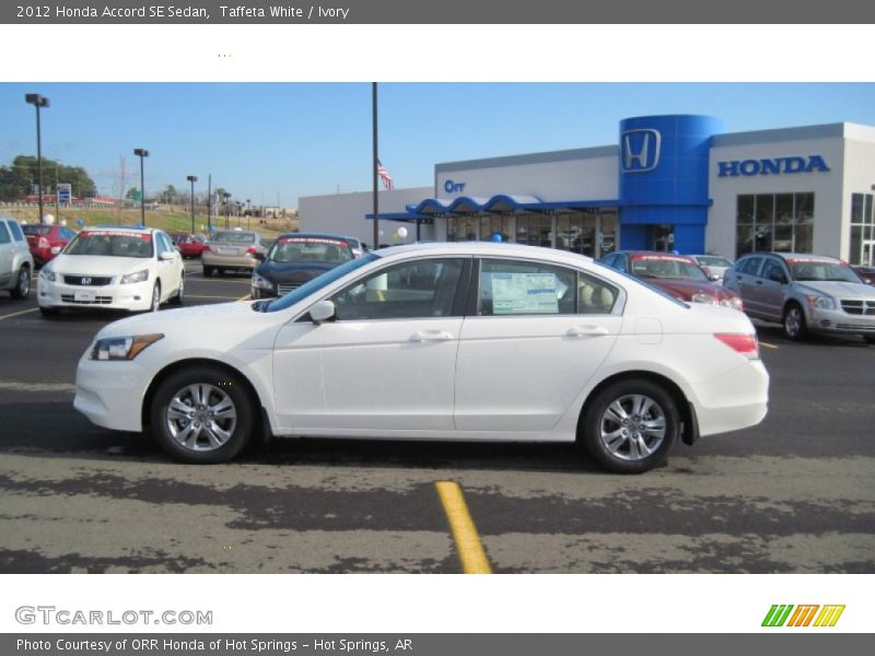 Taffeta White / Ivory 2012 Honda Accord SE Sedan