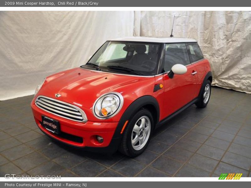 Chili Red / Black/Grey 2009 Mini Cooper Hardtop