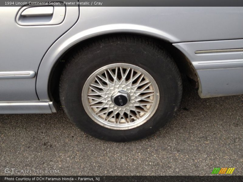 Pewter Metallic / Gray 1994 Lincoln Continental Sedan