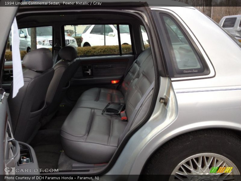 Pewter Metallic / Gray 1994 Lincoln Continental Sedan