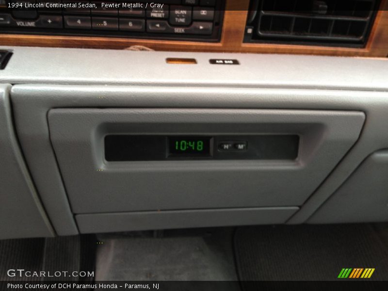 Pewter Metallic / Gray 1994 Lincoln Continental Sedan