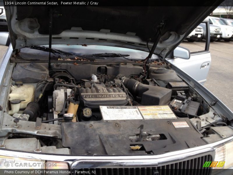 Pewter Metallic / Gray 1994 Lincoln Continental Sedan