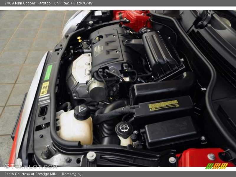 Chili Red / Black/Grey 2009 Mini Cooper Hardtop