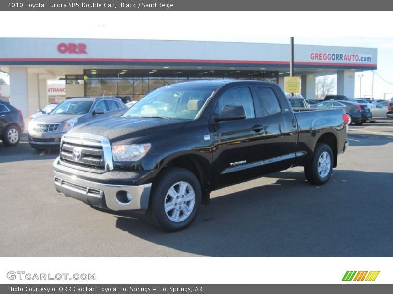 Black / Sand Beige 2010 Toyota Tundra SR5 Double Cab