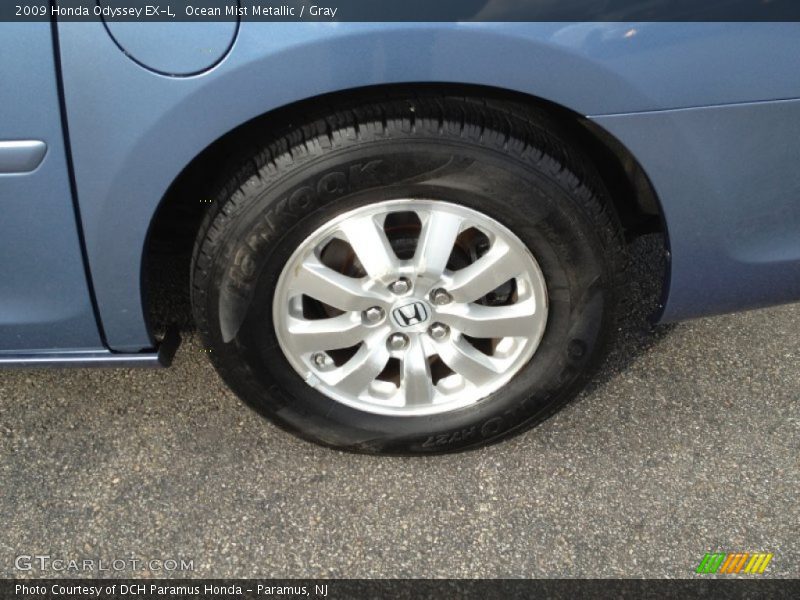 Ocean Mist Metallic / Gray 2009 Honda Odyssey EX-L