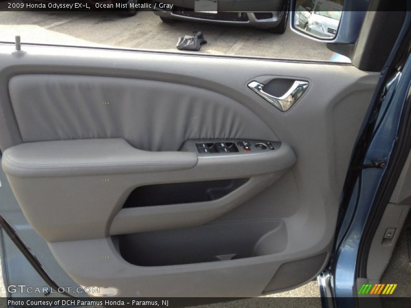 Ocean Mist Metallic / Gray 2009 Honda Odyssey EX-L