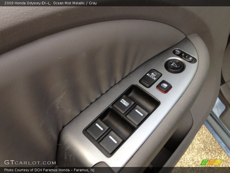 Ocean Mist Metallic / Gray 2009 Honda Odyssey EX-L