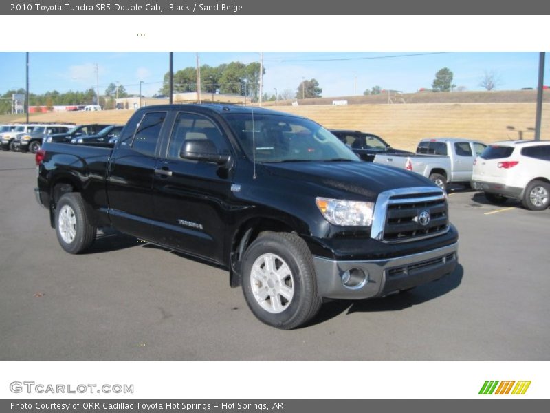 Black / Sand Beige 2010 Toyota Tundra SR5 Double Cab