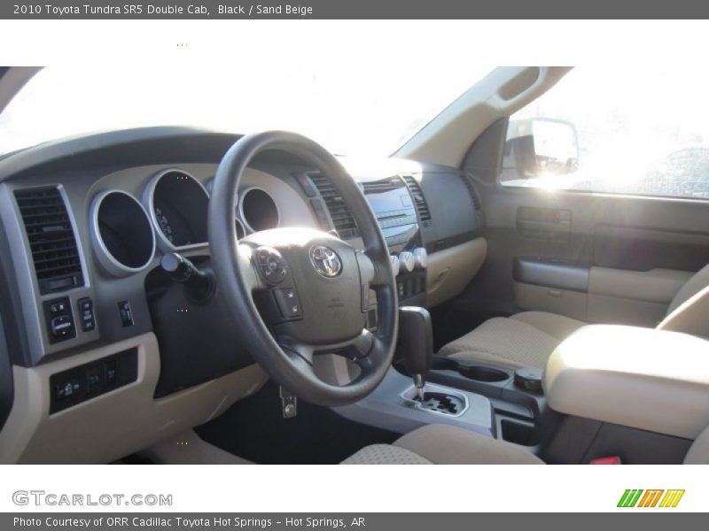 Black / Sand Beige 2010 Toyota Tundra SR5 Double Cab