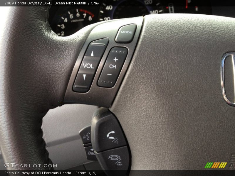 Ocean Mist Metallic / Gray 2009 Honda Odyssey EX-L