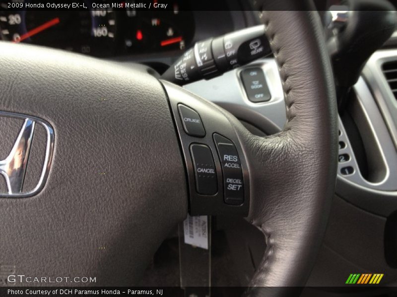 Ocean Mist Metallic / Gray 2009 Honda Odyssey EX-L