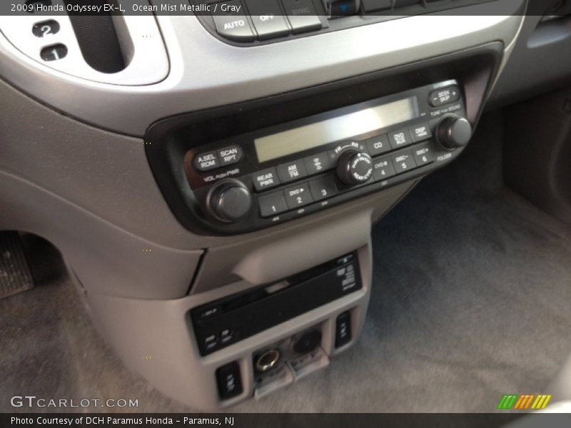 Ocean Mist Metallic / Gray 2009 Honda Odyssey EX-L