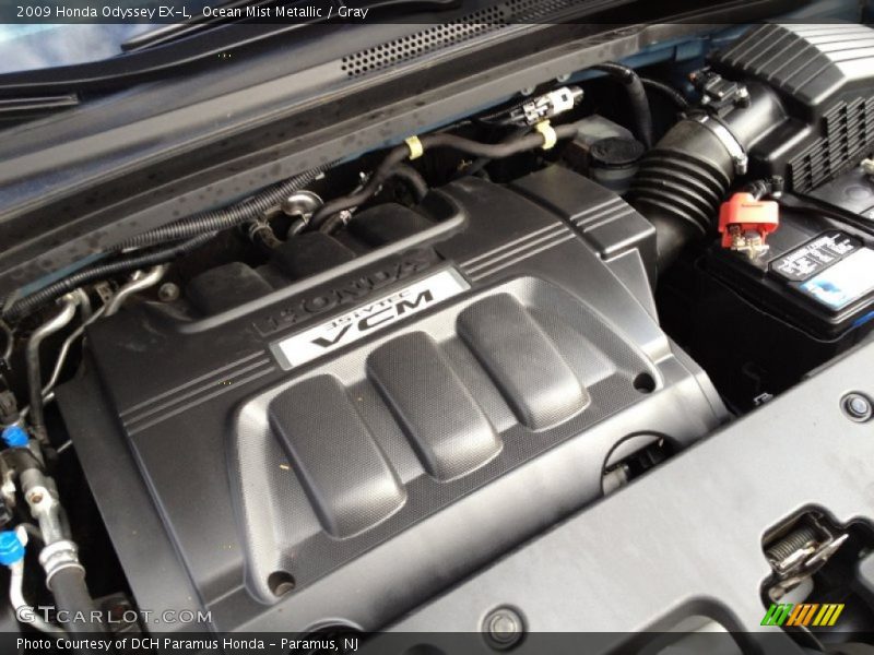 Ocean Mist Metallic / Gray 2009 Honda Odyssey EX-L