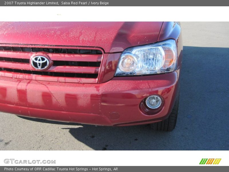 Salsa Red Pearl / Ivory Beige 2007 Toyota Highlander Limited