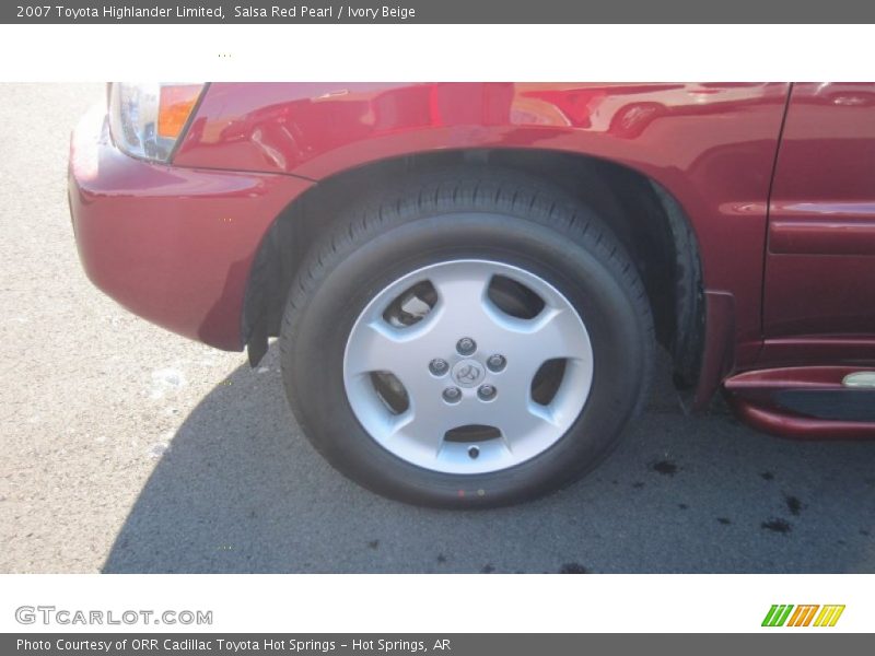 Salsa Red Pearl / Ivory Beige 2007 Toyota Highlander Limited