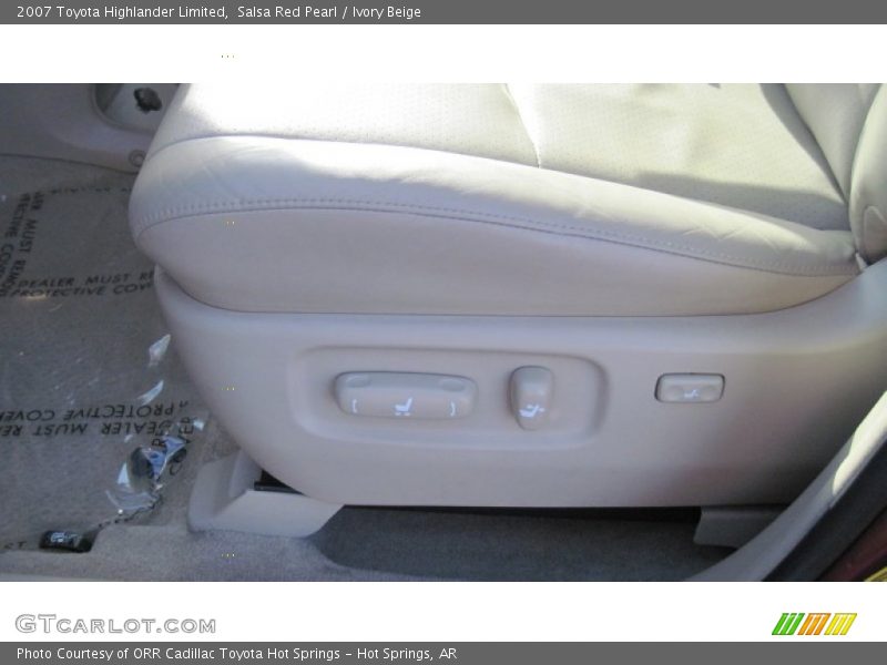 Salsa Red Pearl / Ivory Beige 2007 Toyota Highlander Limited