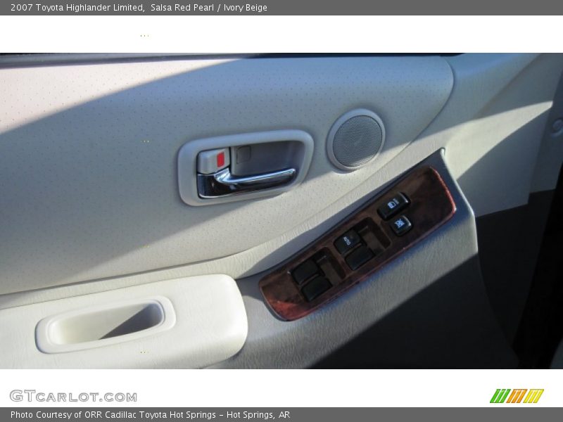Salsa Red Pearl / Ivory Beige 2007 Toyota Highlander Limited