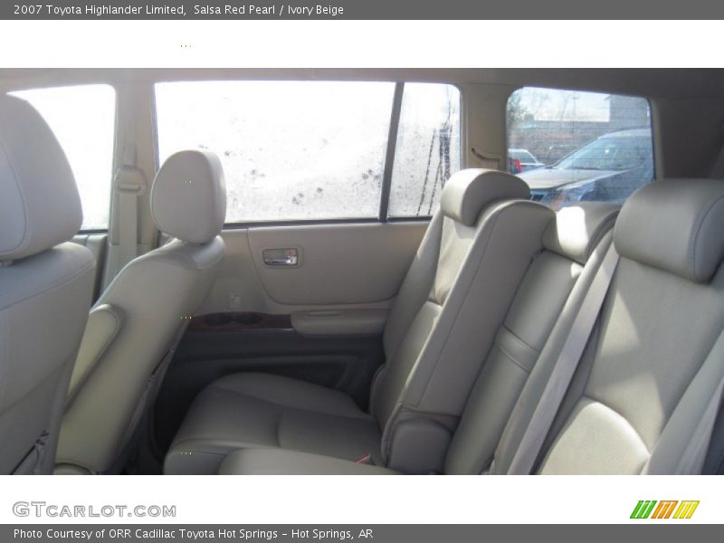 Salsa Red Pearl / Ivory Beige 2007 Toyota Highlander Limited