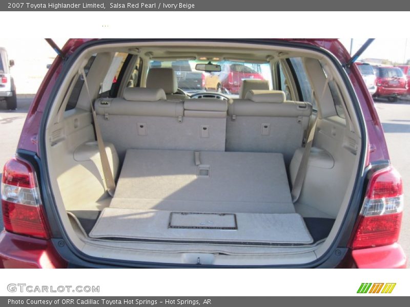 Salsa Red Pearl / Ivory Beige 2007 Toyota Highlander Limited