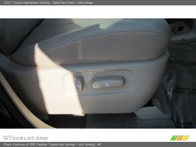 Salsa Red Pearl / Ivory Beige 2007 Toyota Highlander Limited