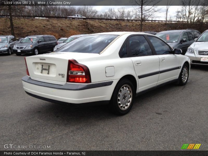 White / Graphite Grey 1999 Volvo S80 2.9