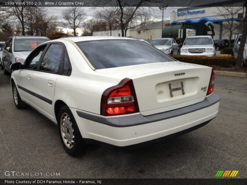 White / Graphite Grey 1999 Volvo S80 2.9