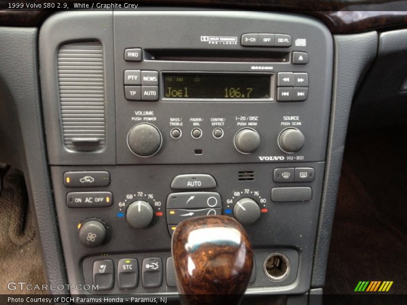 White / Graphite Grey 1999 Volvo S80 2.9