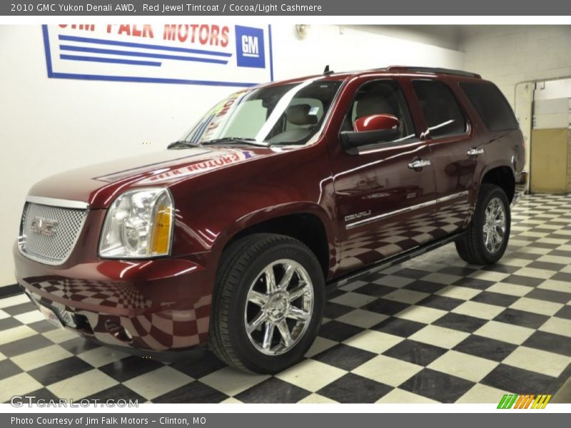 Red Jewel Tintcoat / Cocoa/Light Cashmere 2010 GMC Yukon Denali AWD