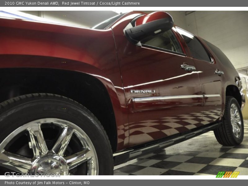 Red Jewel Tintcoat / Cocoa/Light Cashmere 2010 GMC Yukon Denali AWD