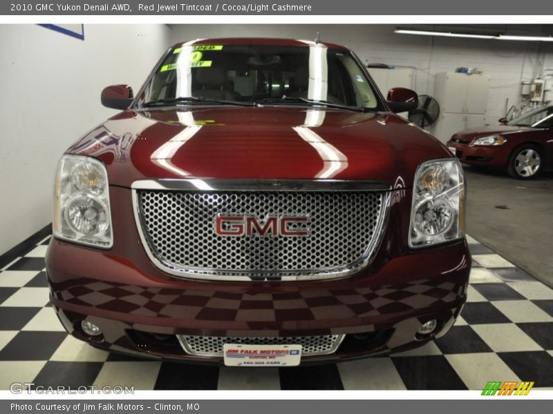 Red Jewel Tintcoat / Cocoa/Light Cashmere 2010 GMC Yukon Denali AWD