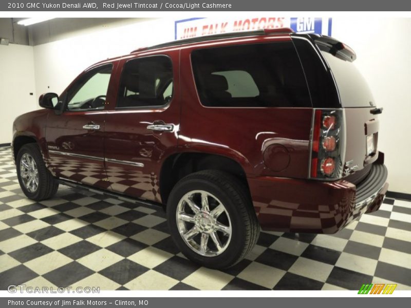 Red Jewel Tintcoat / Cocoa/Light Cashmere 2010 GMC Yukon Denali AWD