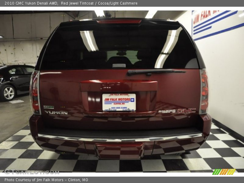 Red Jewel Tintcoat / Cocoa/Light Cashmere 2010 GMC Yukon Denali AWD