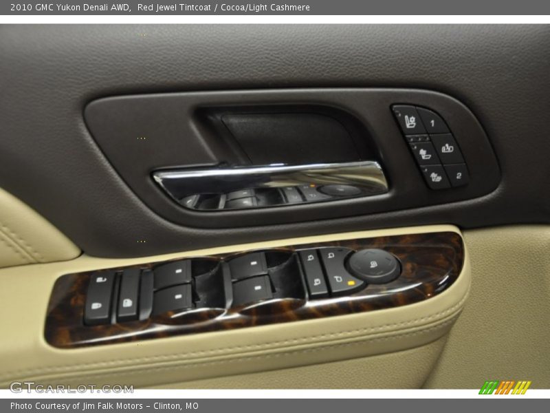 Red Jewel Tintcoat / Cocoa/Light Cashmere 2010 GMC Yukon Denali AWD