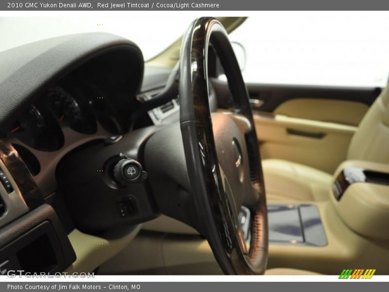 Red Jewel Tintcoat / Cocoa/Light Cashmere 2010 GMC Yukon Denali AWD