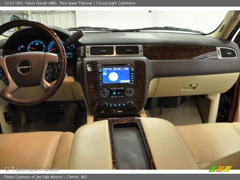 Red Jewel Tintcoat / Cocoa/Light Cashmere 2010 GMC Yukon Denali AWD