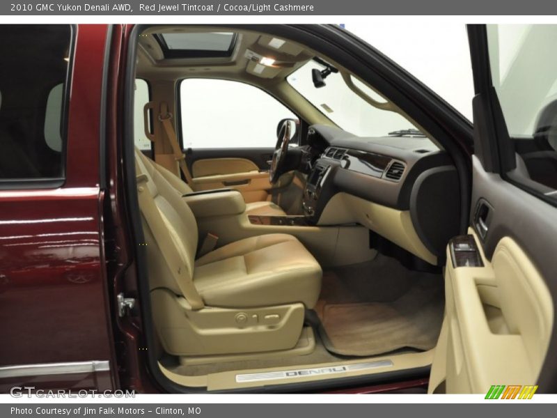 Red Jewel Tintcoat / Cocoa/Light Cashmere 2010 GMC Yukon Denali AWD