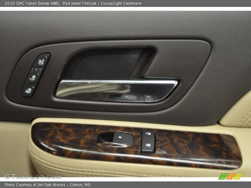 Red Jewel Tintcoat / Cocoa/Light Cashmere 2010 GMC Yukon Denali AWD
