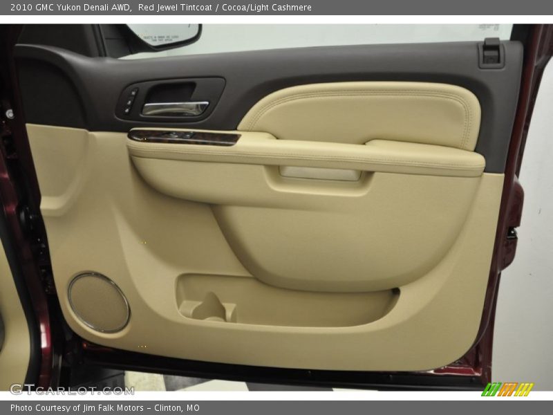 Red Jewel Tintcoat / Cocoa/Light Cashmere 2010 GMC Yukon Denali AWD