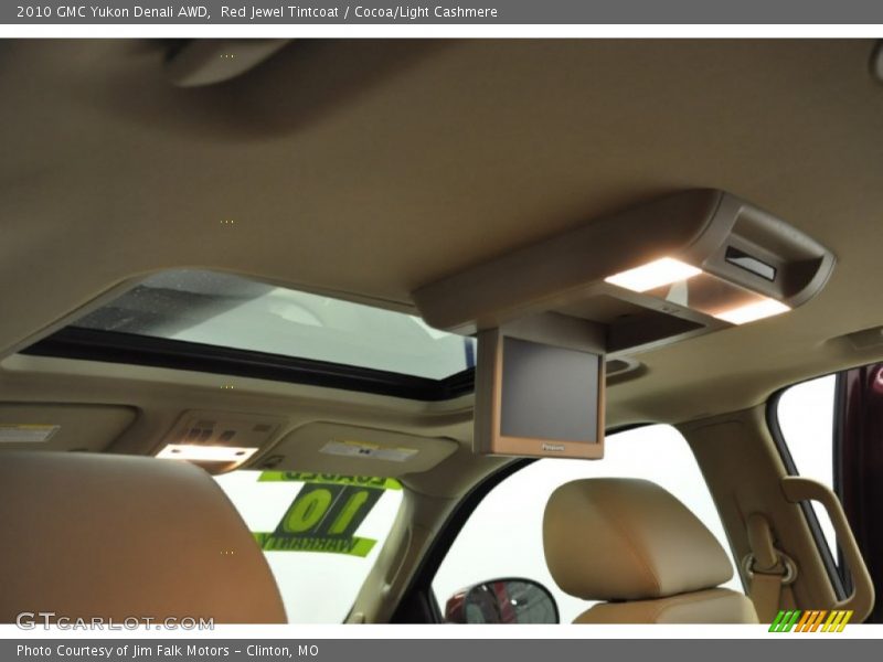 Red Jewel Tintcoat / Cocoa/Light Cashmere 2010 GMC Yukon Denali AWD